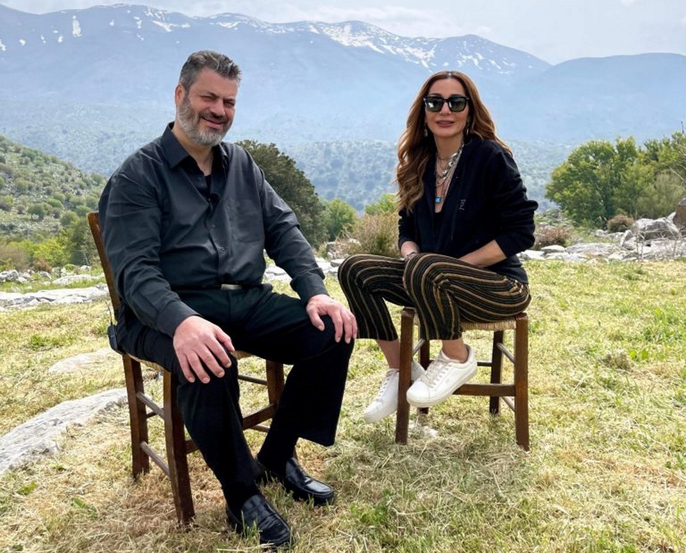 My Greece: Η Δέσποινα Βανδή συνάντησε τον Μανώλη Κονταρό και ήπιαν ρακές στα Ζωνιανά