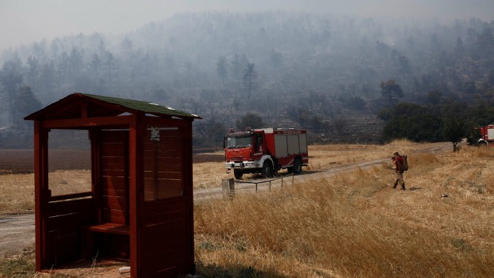 Νέα πυρκαγιά στα Βίλια: Ενισχύονται συνεχώς οι πυροσβεστικές δυνάμεις – Κοντά σε σπίτια η φωτιά – Εκκενώθηκε και ο Προφήτης Ηλίας