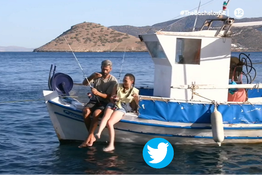 The Bachelor: Άλλος για τη βάρκα του Αλέξη; Ρομαντικό ραντεβού για ψάρεμα και στο Twitter το τρολάρισμα «πήγε σύννεφο»