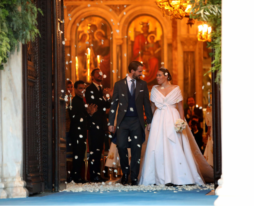 Φίλιππος – Nina Flohr: Ο παραμυθένιος γάμος τους στη Μητρόπολη Αθηνών μέσα από φωτογραφίες