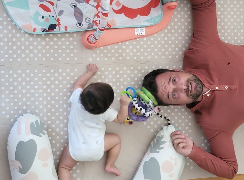 Γιώργος Λιανός: Η φωτογραφία με την ενός έτους κόρη του «έλιωσε» το Instagram