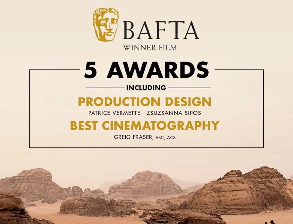 BAFTA 2022: 5 από τα 11 βραβεία που διεκδικούσε πήρε το Dune – Βραβείο καλύτερης ταινίας για τον Benedict Cumberbatch