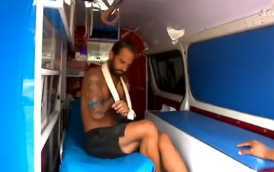 Survivor: Σοκαριστικός τραυματισμός για τον Άρη Σοϊλέδη – Σφάδαζε στον πόνο – Μεταφέρθηκε στο νοσοκομείο