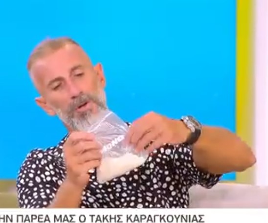 Survivor – Τάκης Καραγκούνιας: Έδειξε τις προμήθειες που έφερε από τον Άγιο Δομίνικο και εξήγησε… «Η Μαίη και ο Τάλα είπαν ότι είμαι πεινάλας, είναι αστείο»