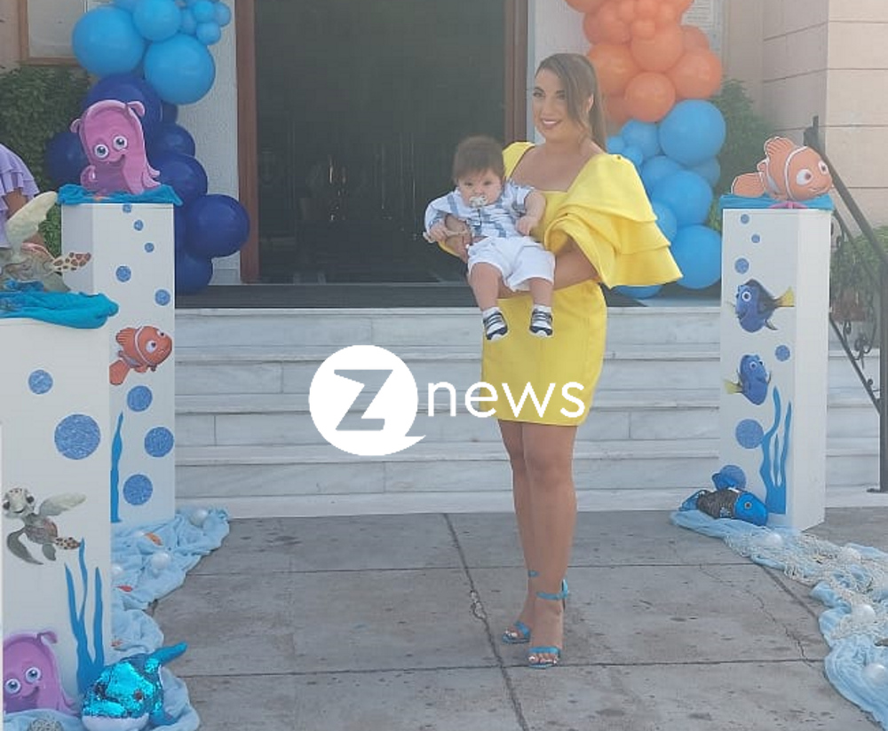 Μελίνα Μακρή – Φράνκι Λούβαρης: Οι φωτογραφίες του Znews από τη βάπτιση του γιου τους