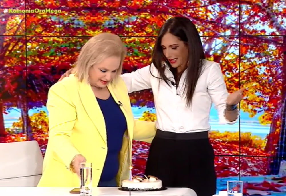 Ανθή Βούλγαρη – Ματίνα Παγώνη: Έσβησαν τούρτα on air για την επέτειο γνωριμίας τους!