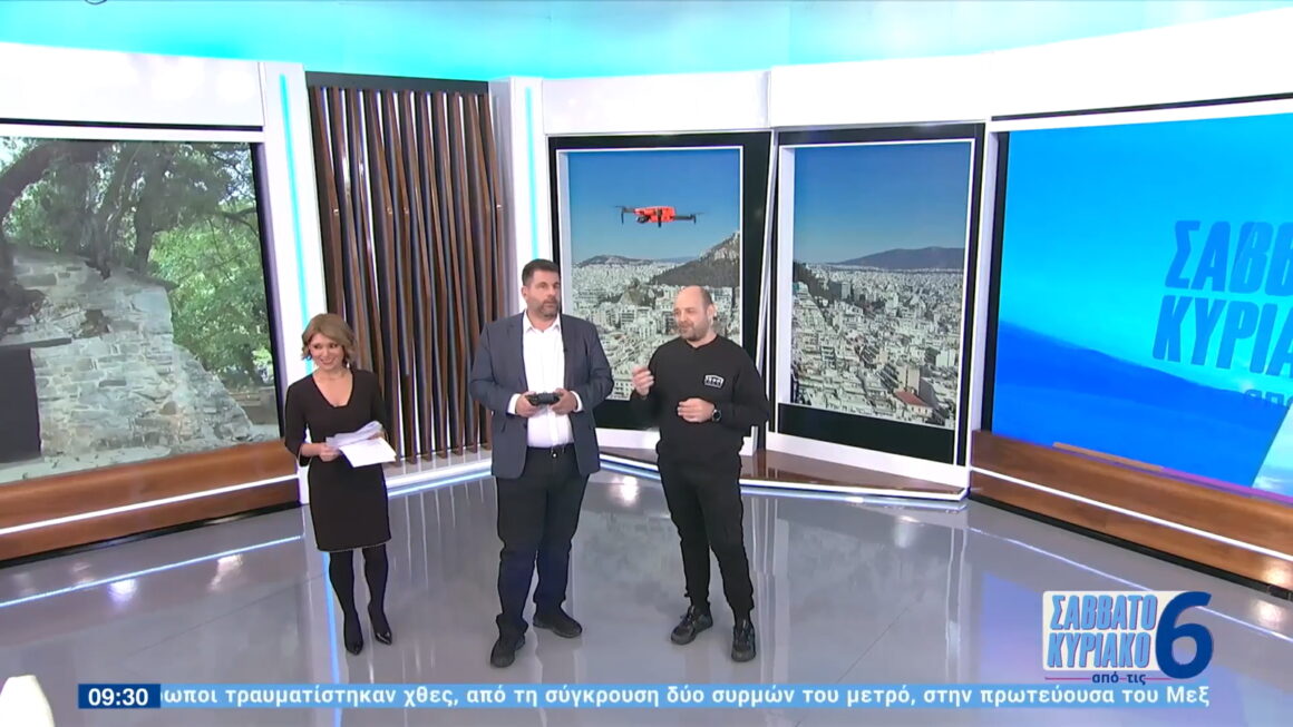 Δημήτρης Κοτταρίδης: Έκανε εξάσκηση στις ικανότητές του να πετάει drone μέσα στο πλατό της εκπομπής του!