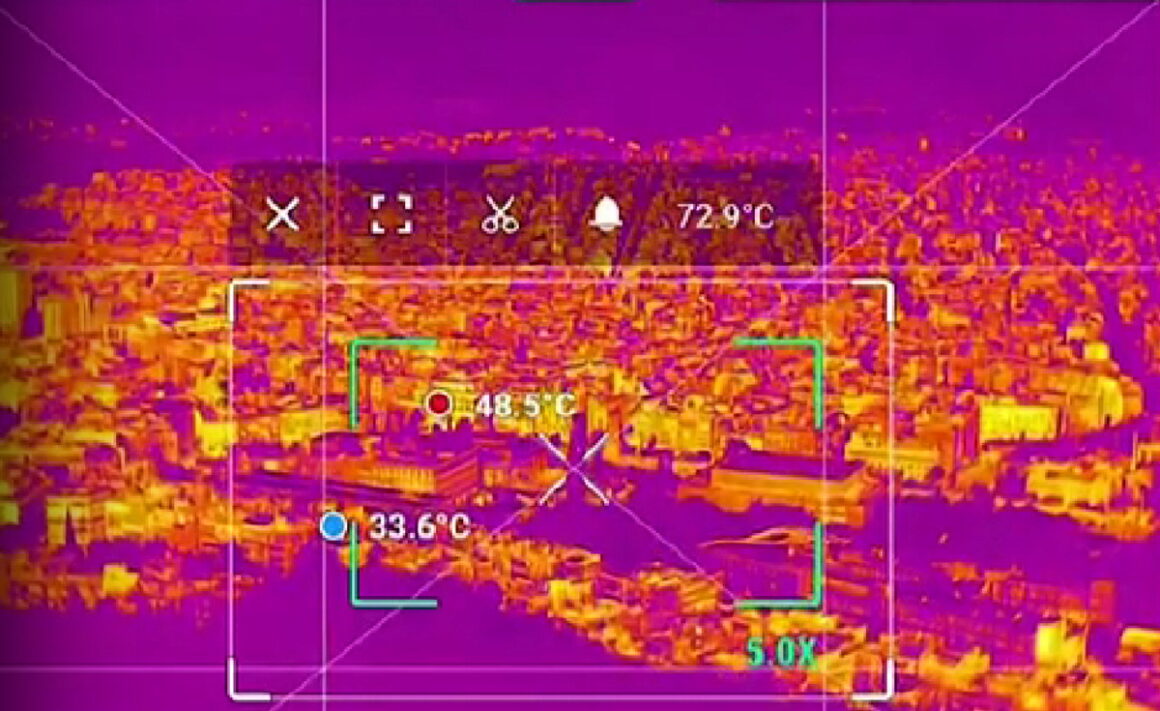 Καύσωνας «Κλέων»: Καζάνι που βράζει η Αθήνα! Θερμικές κάμερες κατέγραψαν θερμοκρασίες ρεκόρ