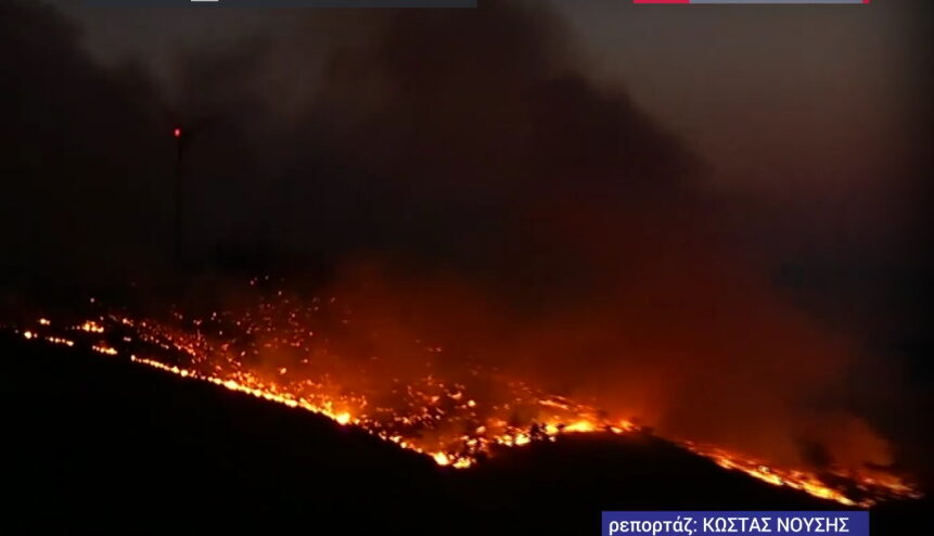 Live update -Δερβενοχώρια: Φωτιά στον οικισμό Στεφάνι – Δεν απειλούνται σπίτια