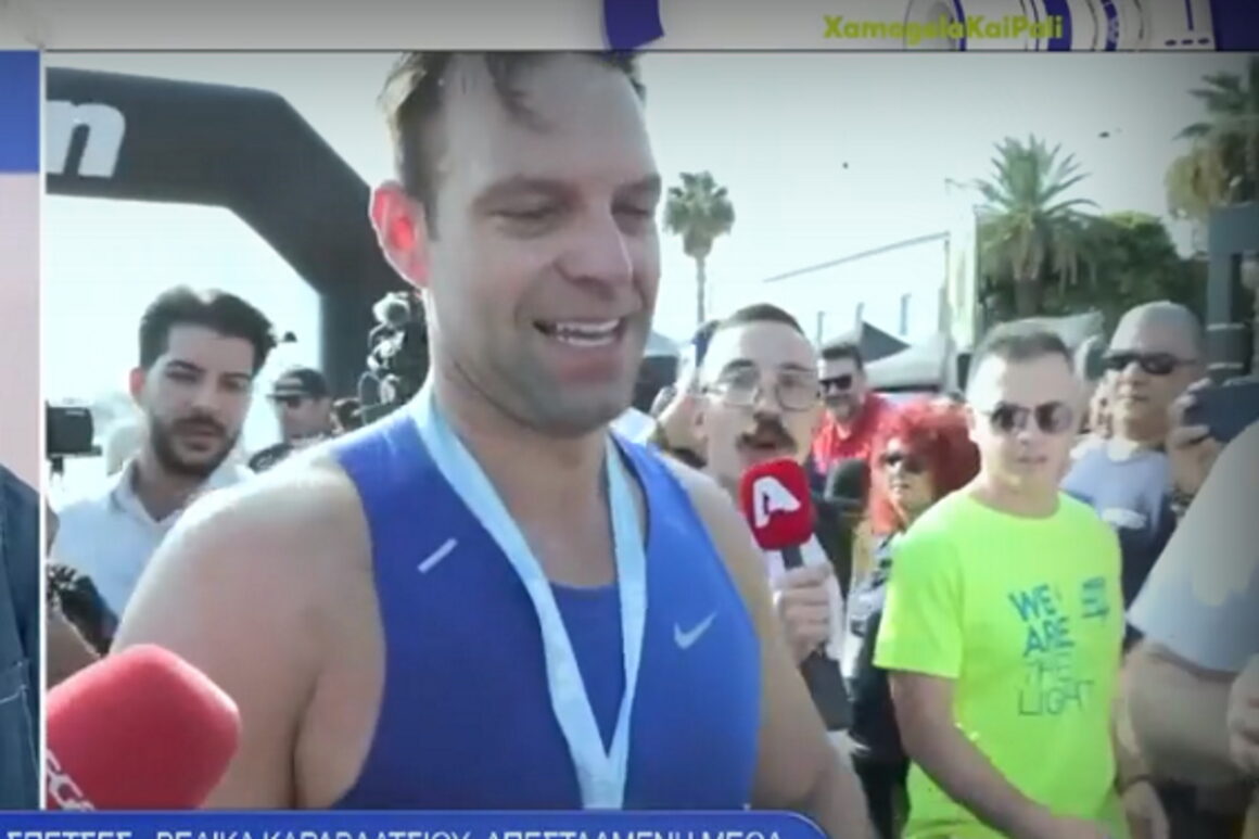 Στέφανος Κασσελάκης: Έτρεξε στο Spetses mini Marathon και τερμάτισε παρέα με τον Τάιλερ