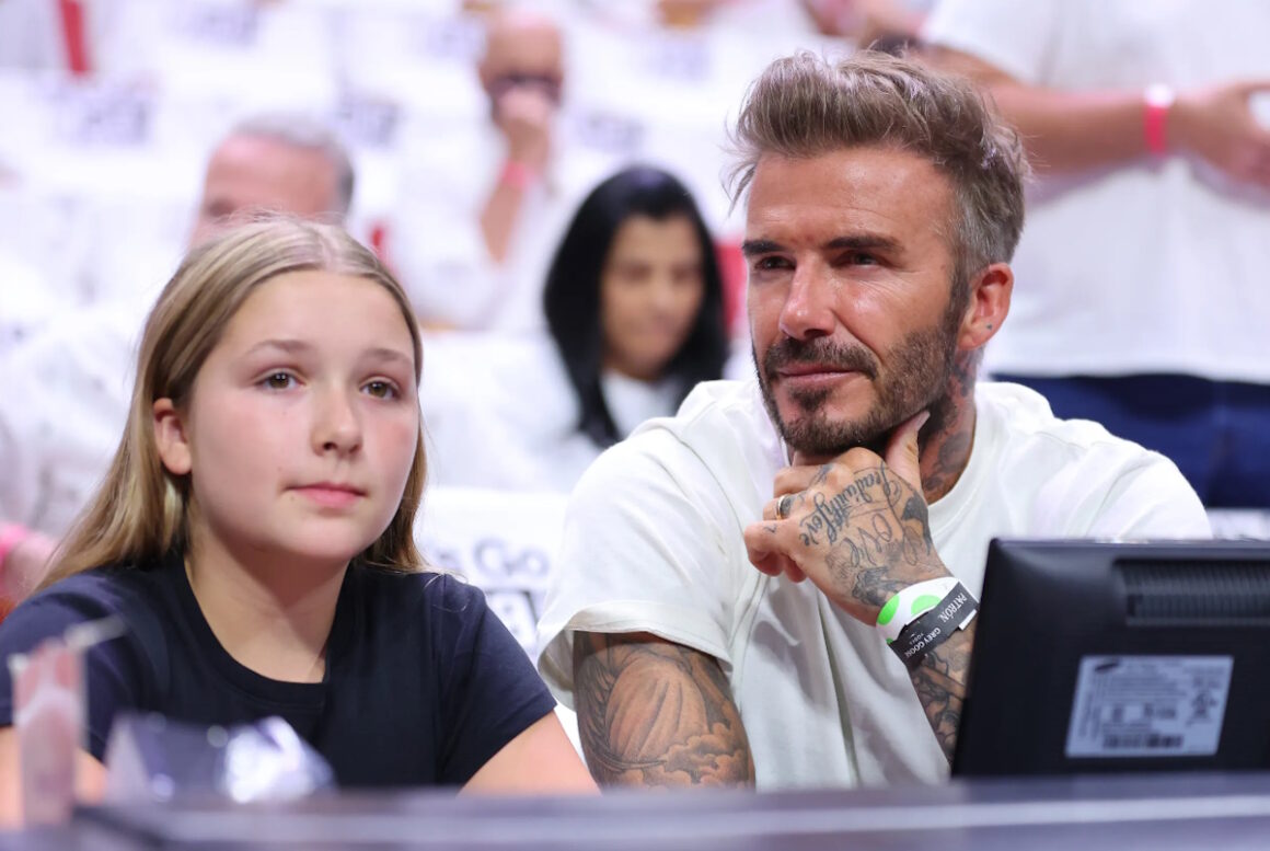 Harper Beckham: Το super cute βίντεο που μακιγιάρει τον πατέρα της, David
